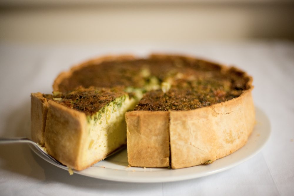 Quiche met meelwormen Quiche met meelwormen
